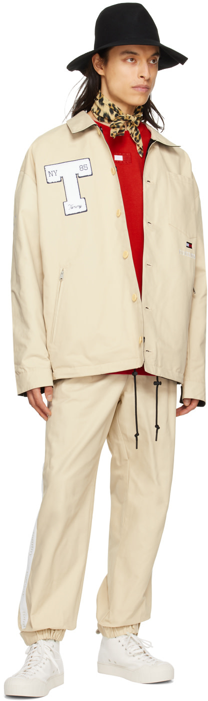Tommy Jeans - Beige Coach Reversible Jacket
