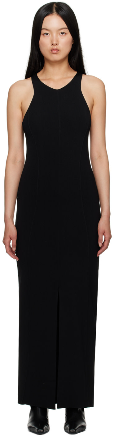 Nanushka - Robe midi Elia noire
