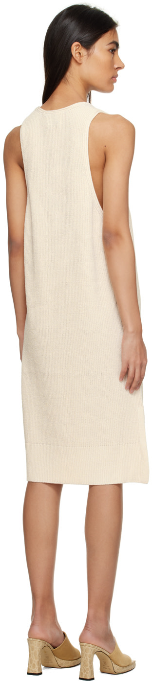 Nanushka - Robe midi Zeno blanc cassé