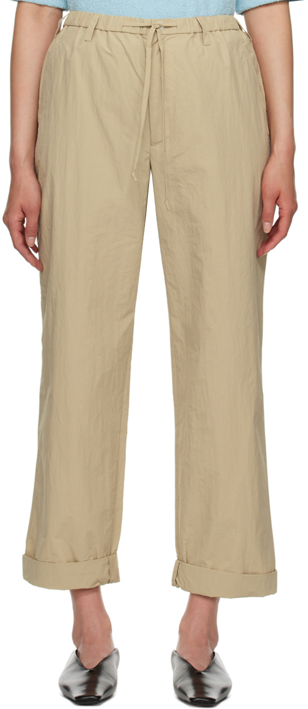 Nanushka - Pantalon Morris beige