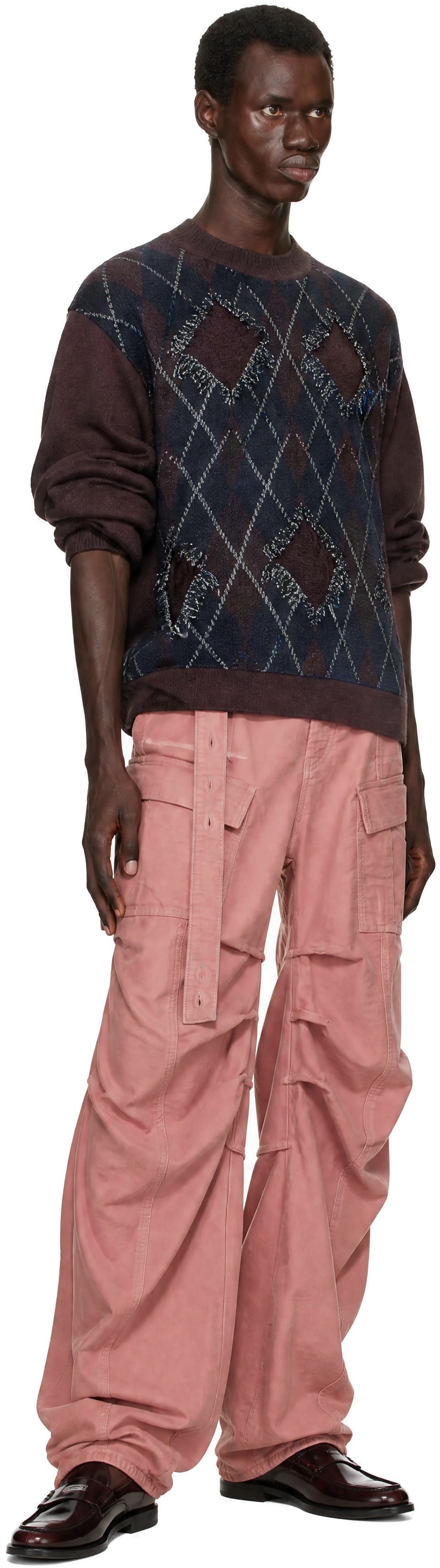 Y/Project - Pink Gathered Cargo Pants