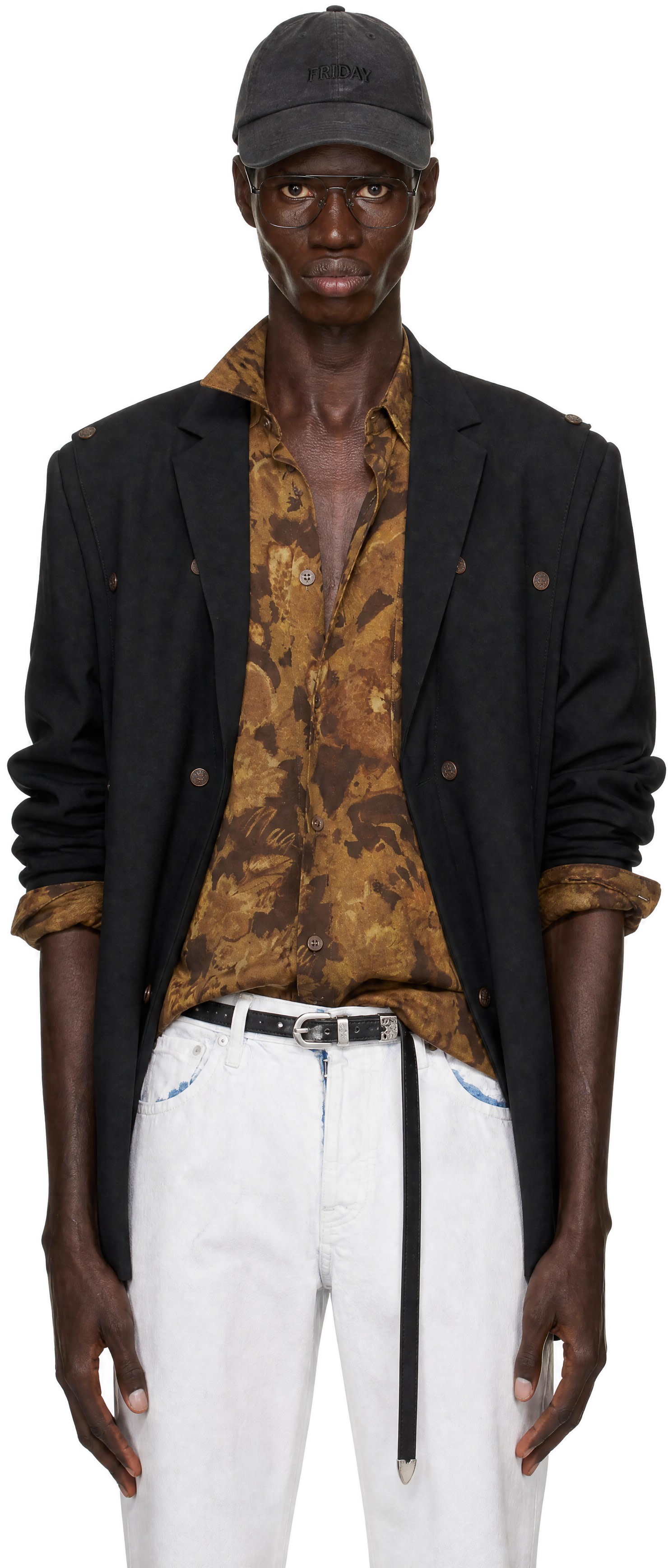 Y/Project - Black Snap Panel Blazer