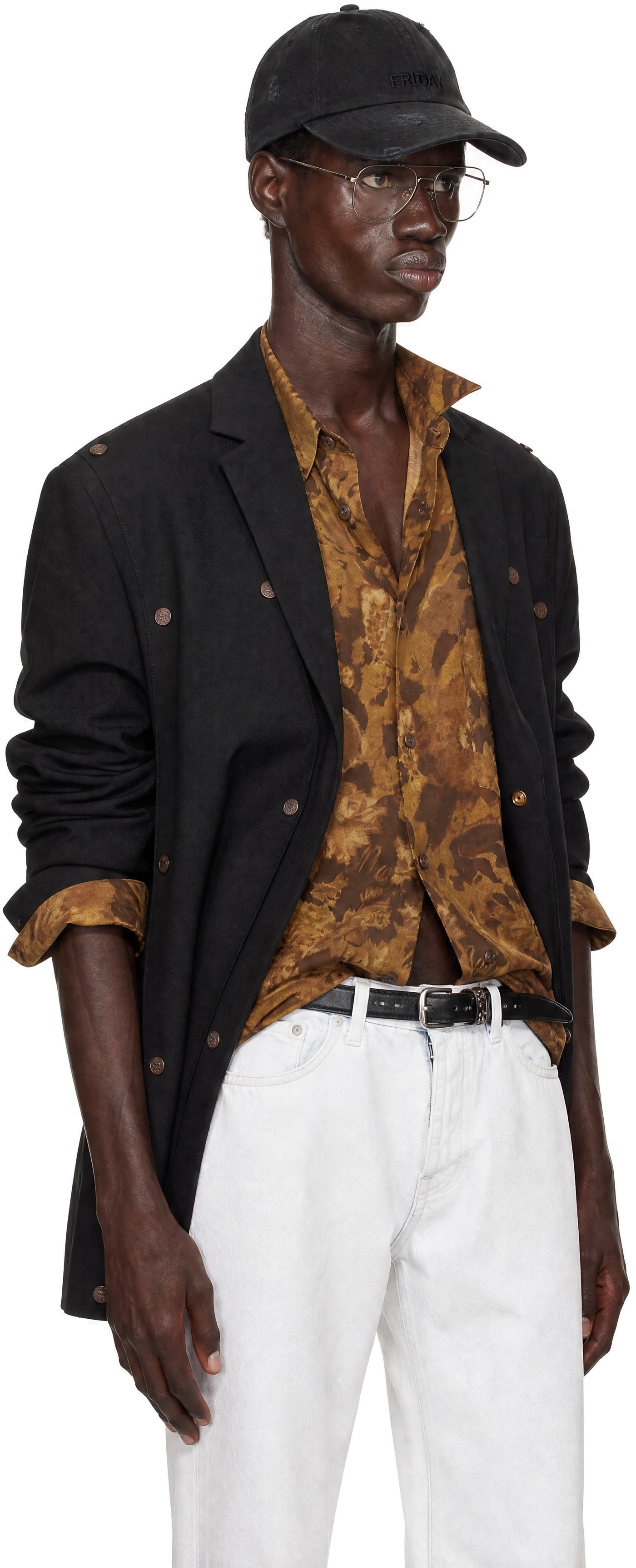 Y/Project - Black Snap Panel Blazer