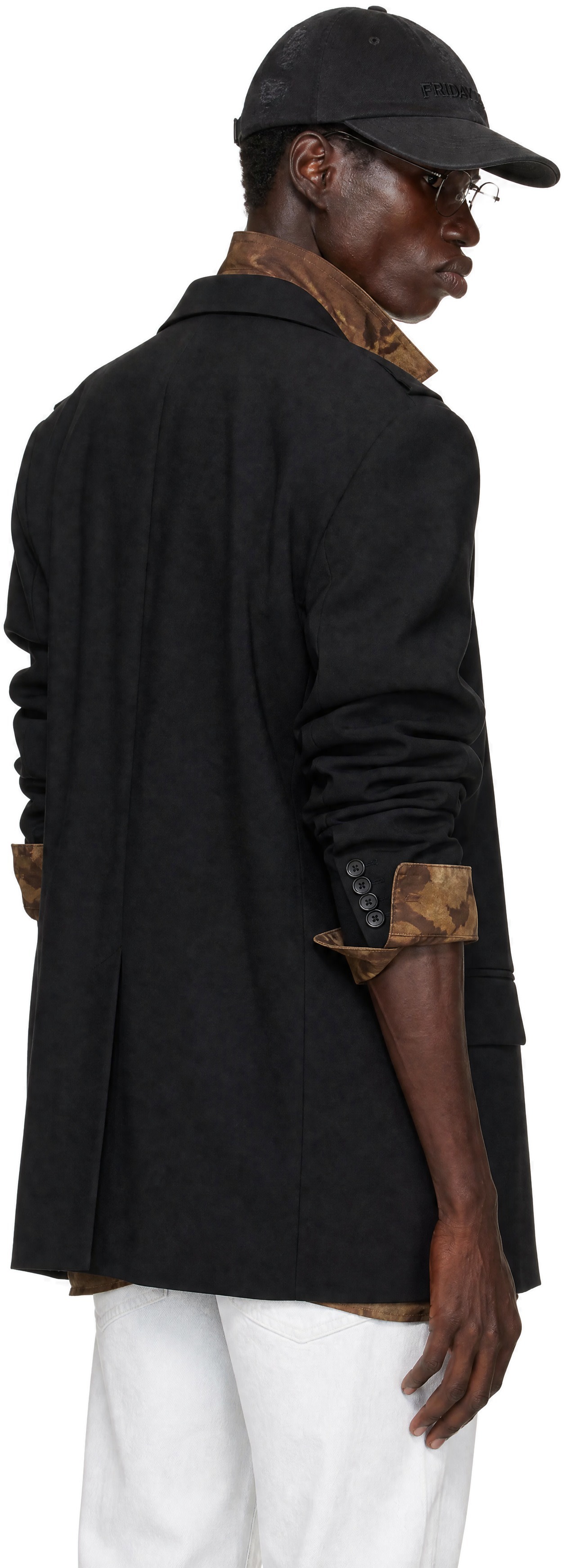Y/Project - Black Snap Panel Blazer