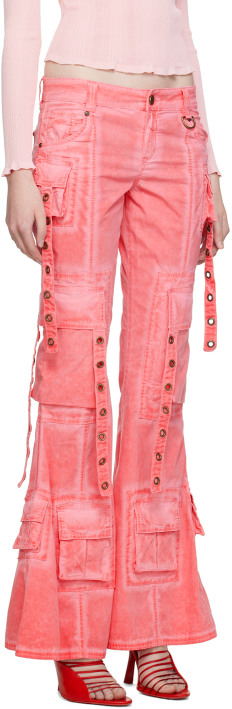 Blumarine: SSENSE Exclusive Pink Trousers | SSENSE