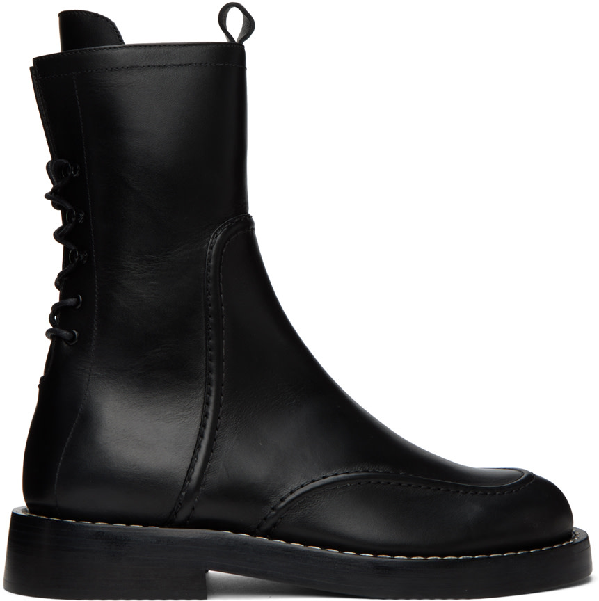 K.NGSLEY - Black Clandestine Boots
