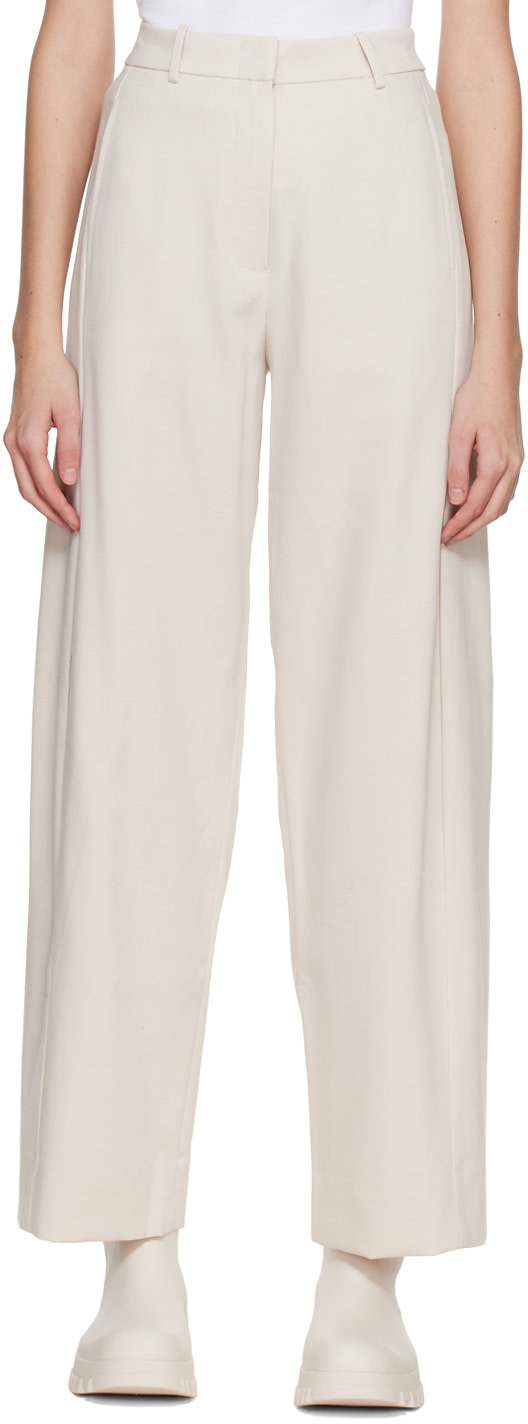 Holzweiler - Pantalon Vidda blanc cassé