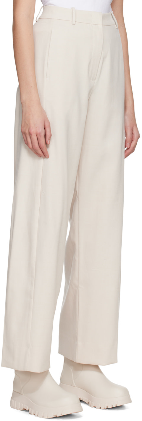 Holzweiler - Pantalon Vidda blanc cassé