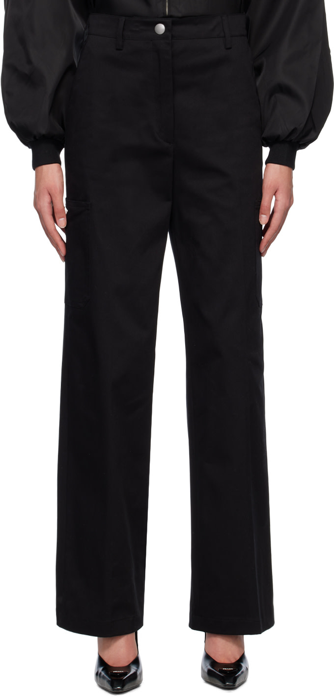 Prada - Black Zip Trousers