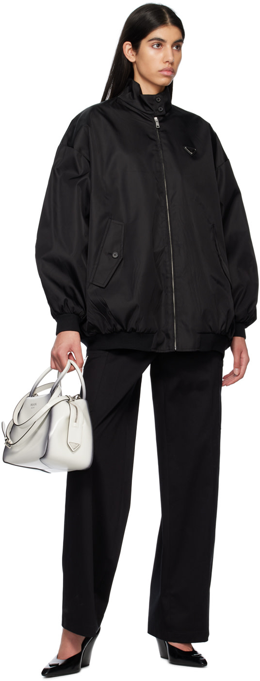 Prada - Black Zip Trousers
