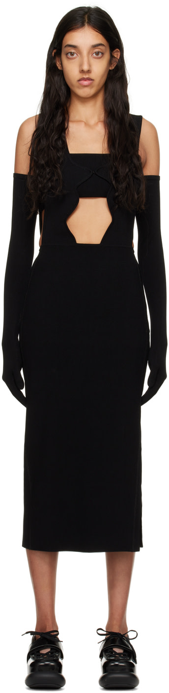 PH5 - Robe midi Triton noire
