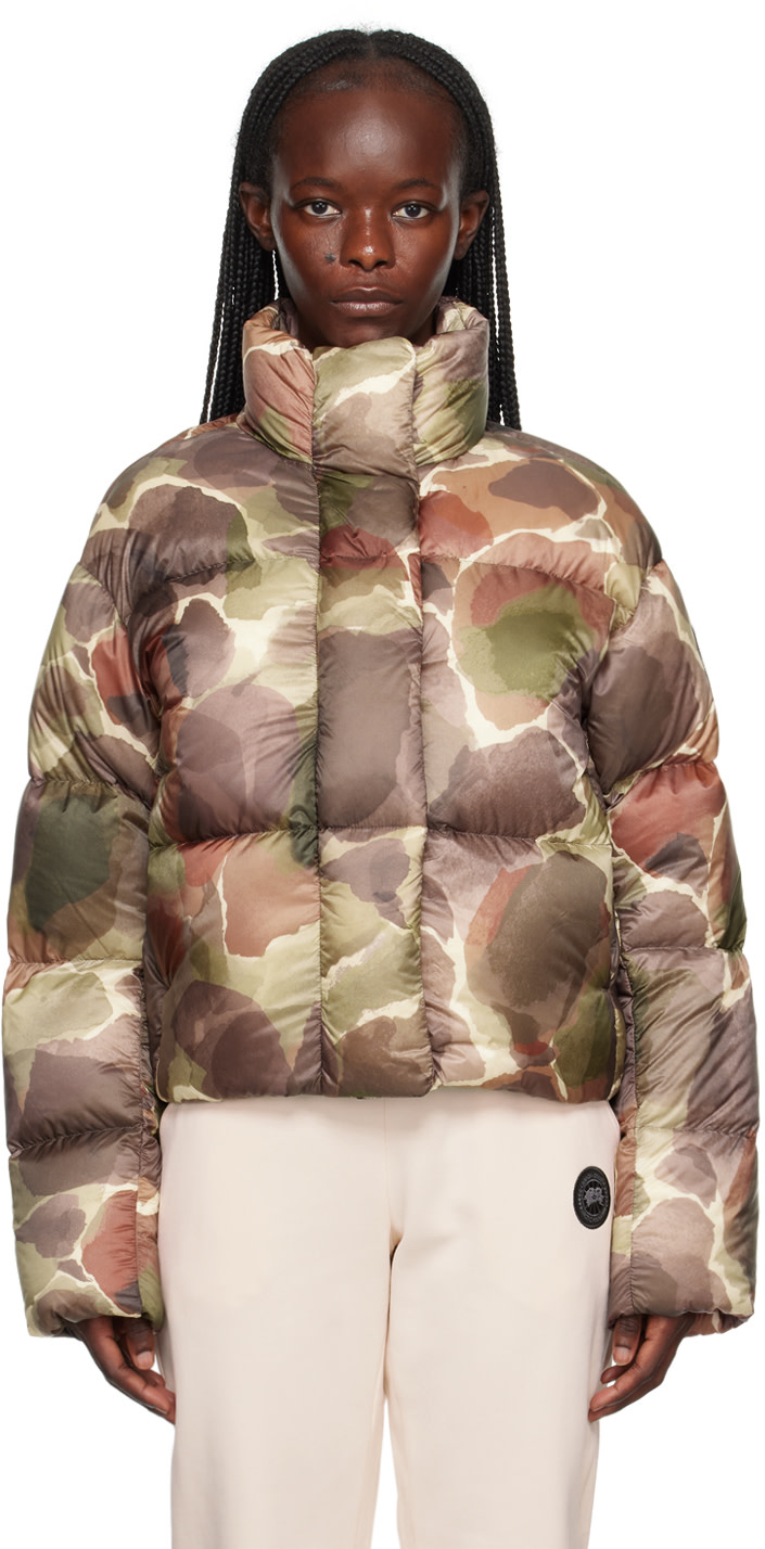 Canada Goose - 브라운 사이프러스 다운 재킷