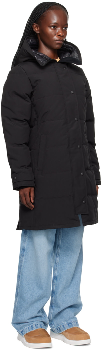 Canada Goose - 블랙 쉘번 다운 재킷