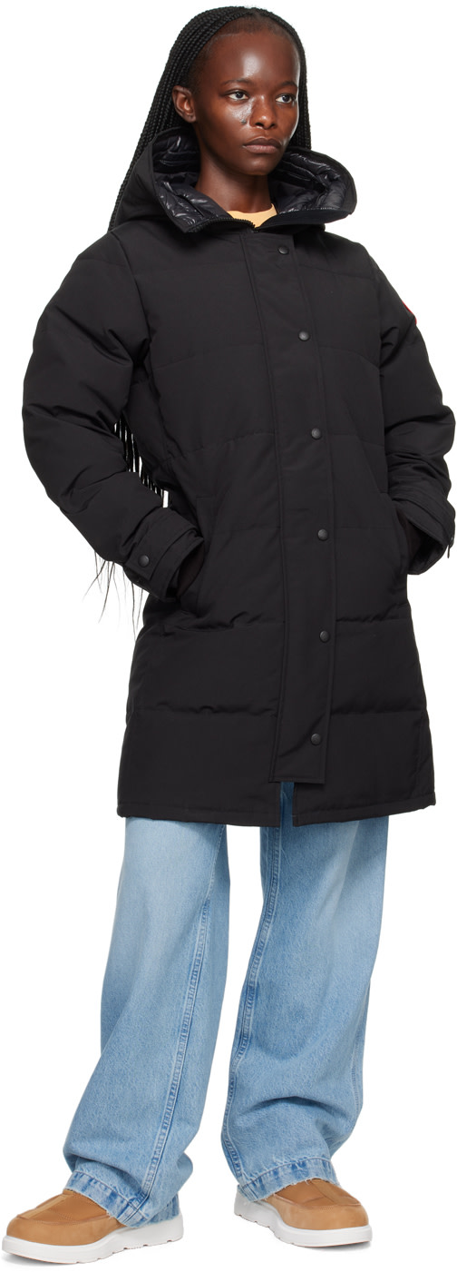 Canada Goose - 블랙 쉘번 다운 재킷