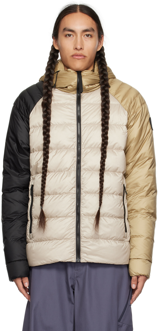 Canada Goose - 베이지 리버서블 레거시 다운 재킷