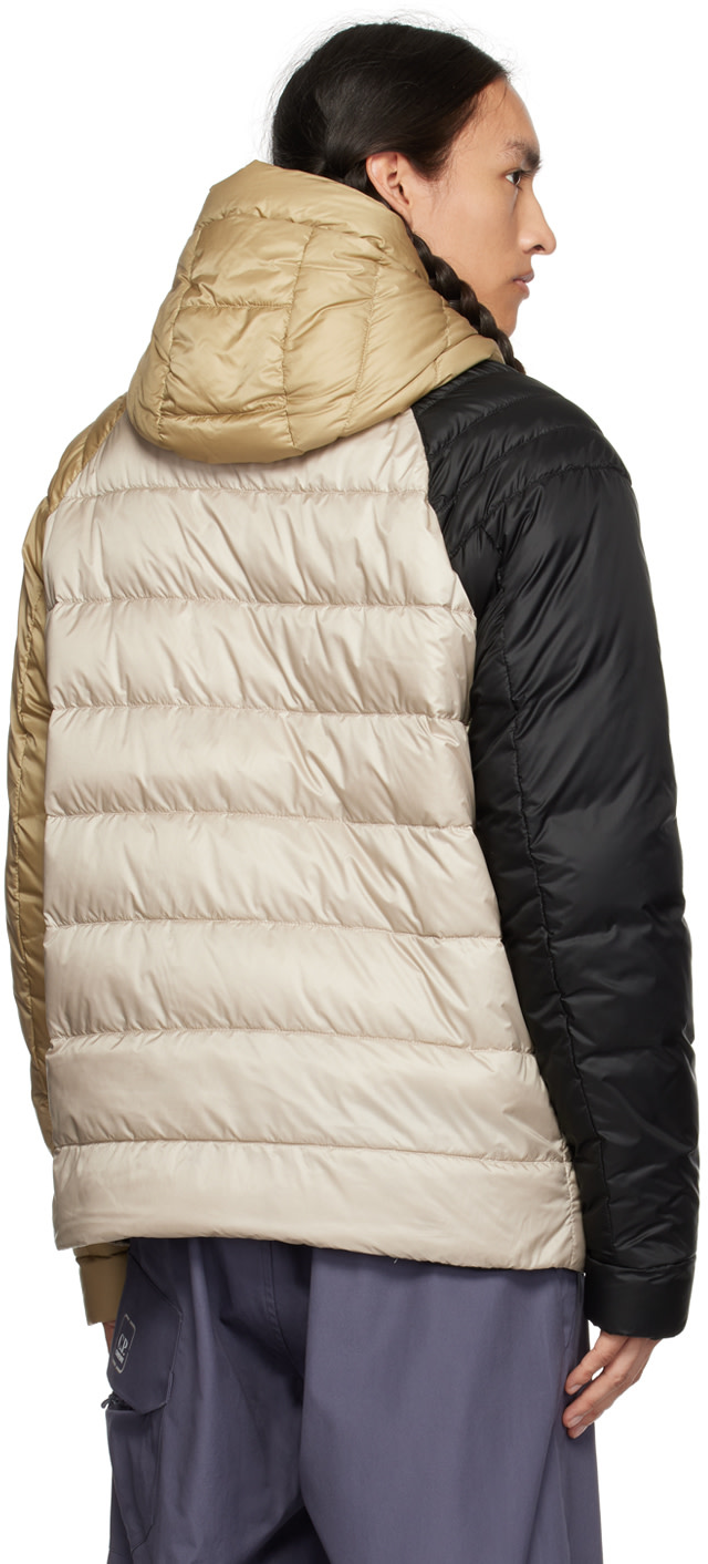 Canada Goose - 베이지 리버서블 레거시 다운 재킷