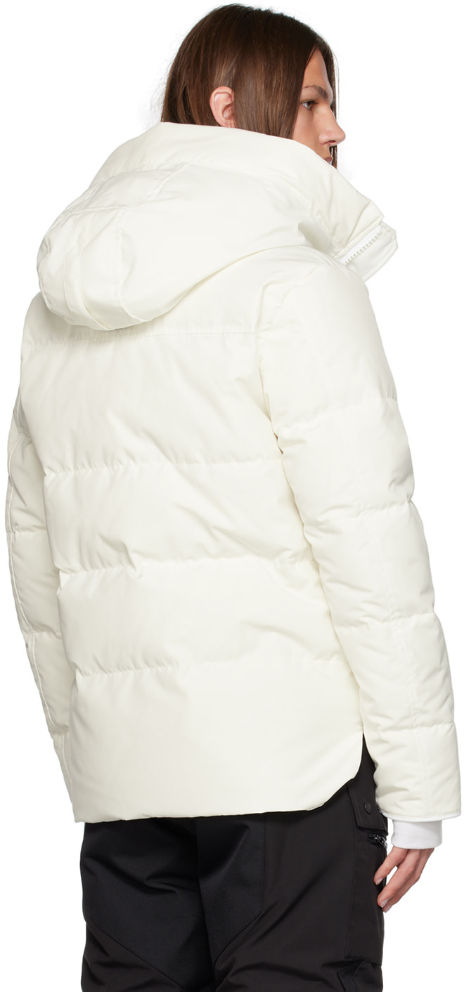 Canada Goose - 화이트 휴먼네이처 맥밀란 다운 재킷