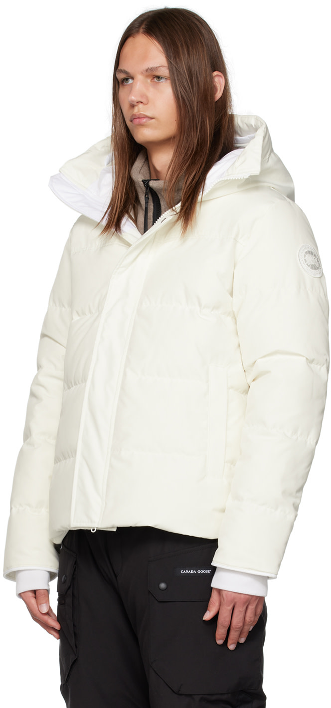 Canada Goose - 화이트 휴먼네이처 맥밀란 다운 재킷