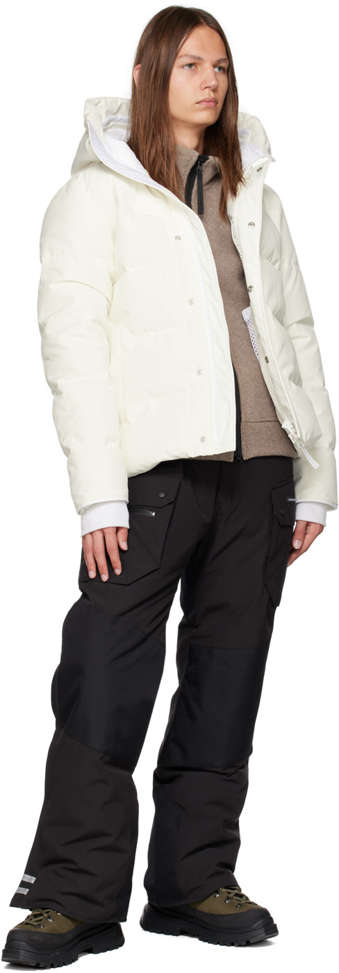 Canada Goose: White HUMANATURE MacMillan Down Jacket | SSENSE