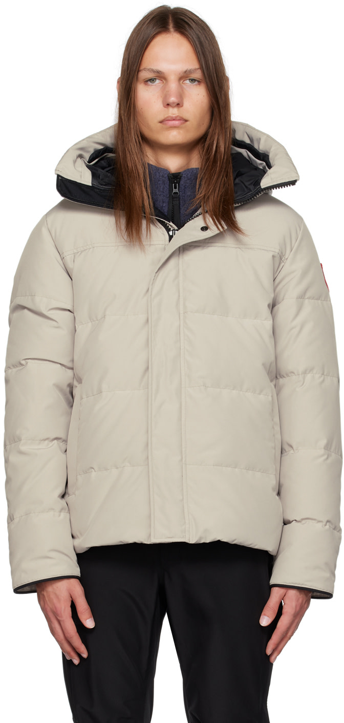 Canada Goose - 베이지 맥밀란 다운 재킷