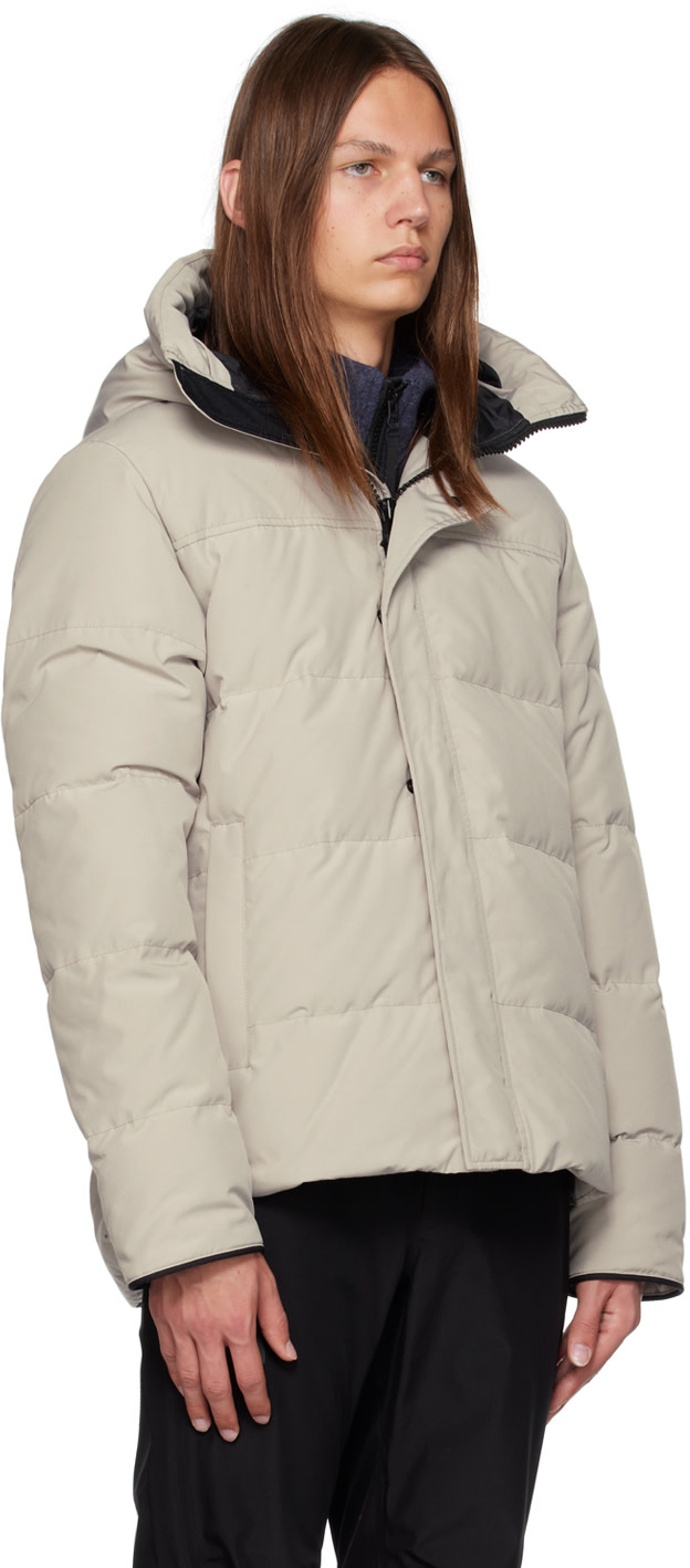 Canada Goose - 베이지 맥밀란 다운 재킷