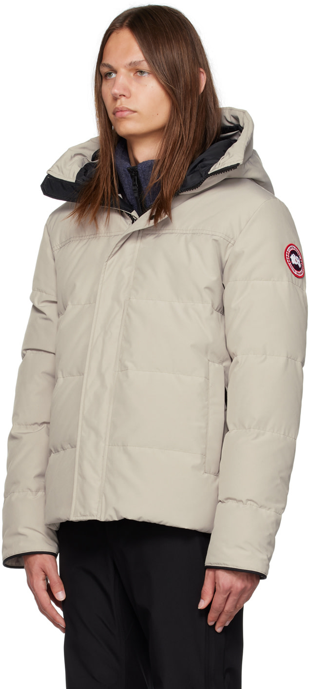 Canada Goose - 베이지 맥밀란 다운 재킷