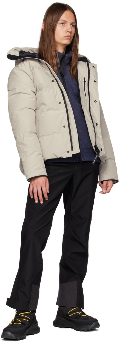 Canada Goose - 베이지 맥밀란 다운 재킷