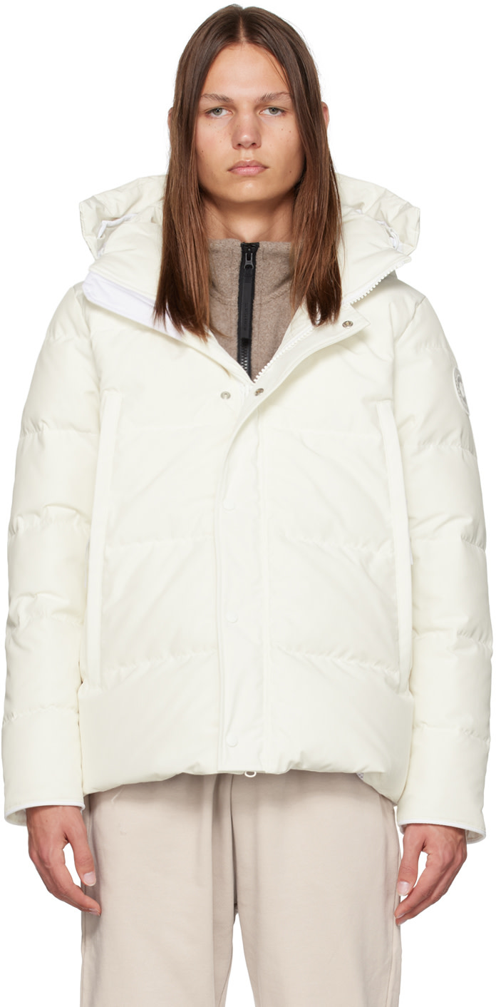 SWAG 00s archive TETE HOMME ファーダウン　6way Canada Goose: White HUMANATURE Wyndham Down Jacket | SSENSE Canada