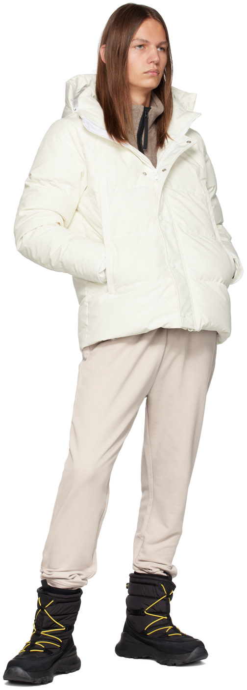 Canada Goose - 화이트 휴먼네이처 윈덤 다운 재킷