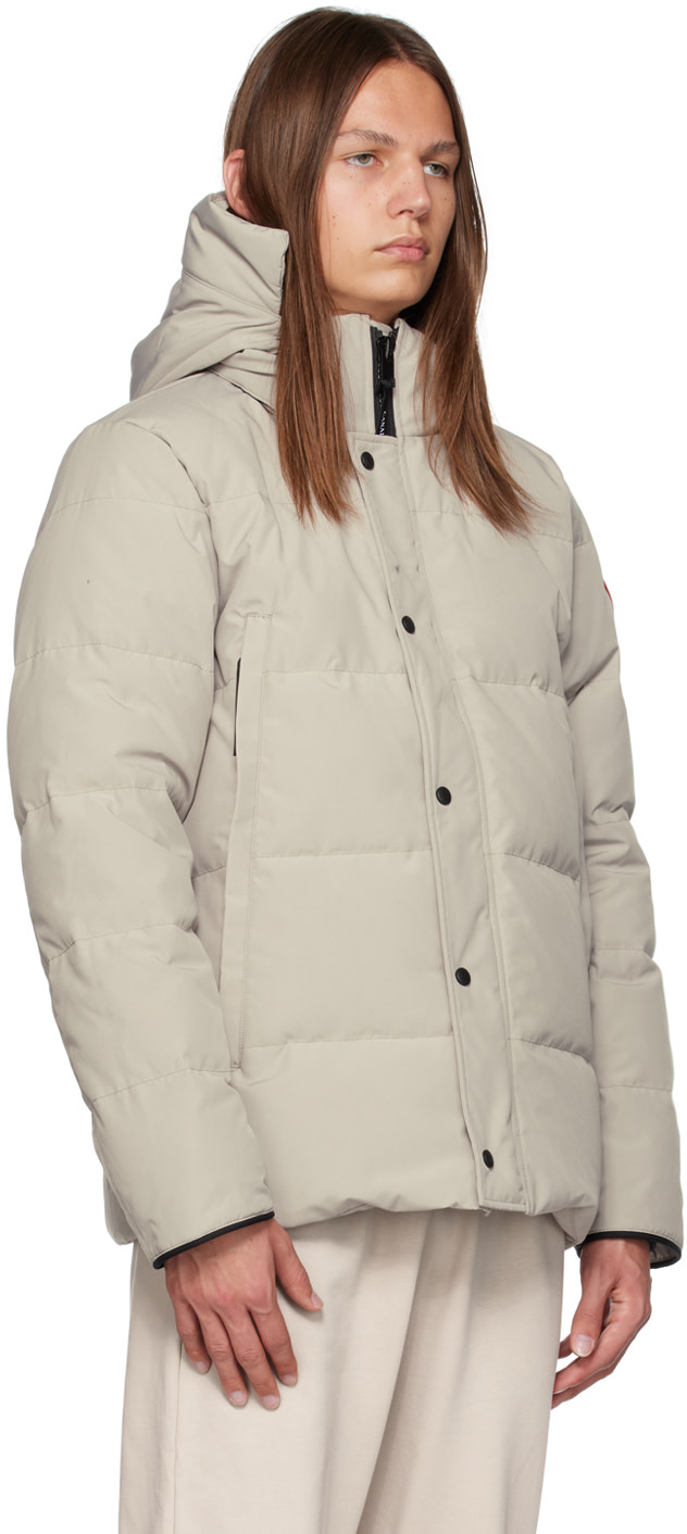 Canada Goose - 베이지 윈덤 다운 재킷