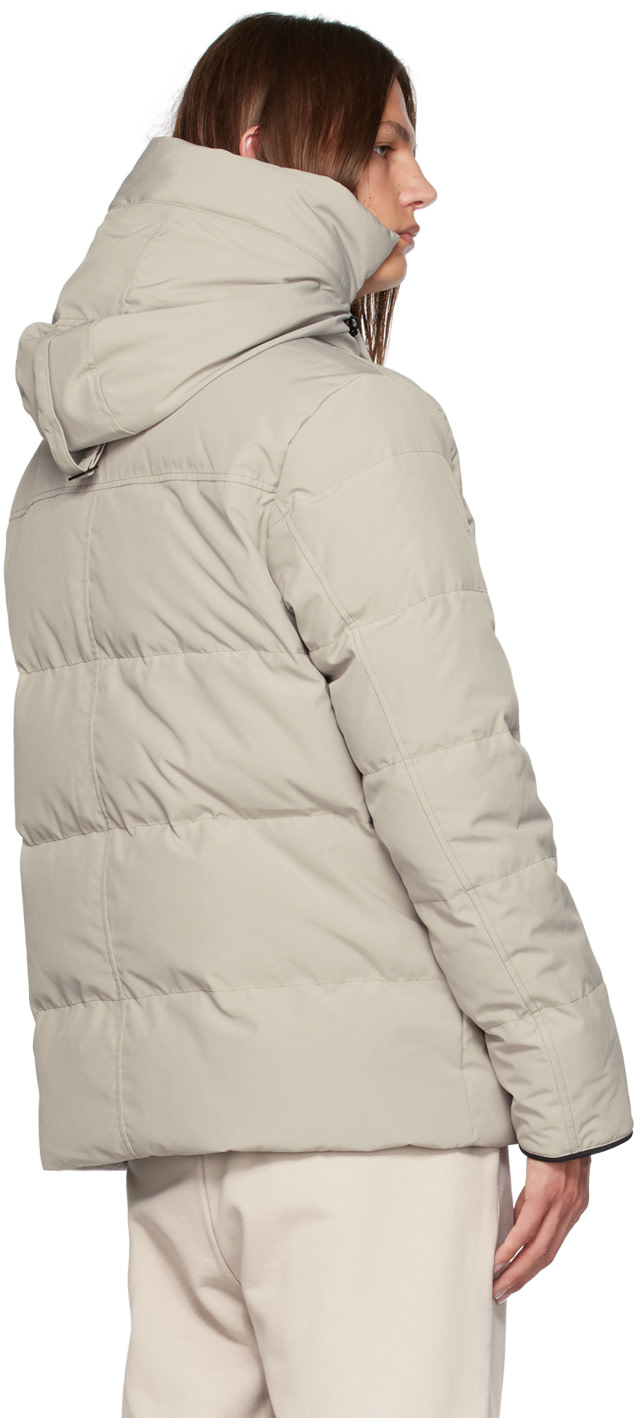 Canada Goose - 베이지 윈덤 다운 재킷
