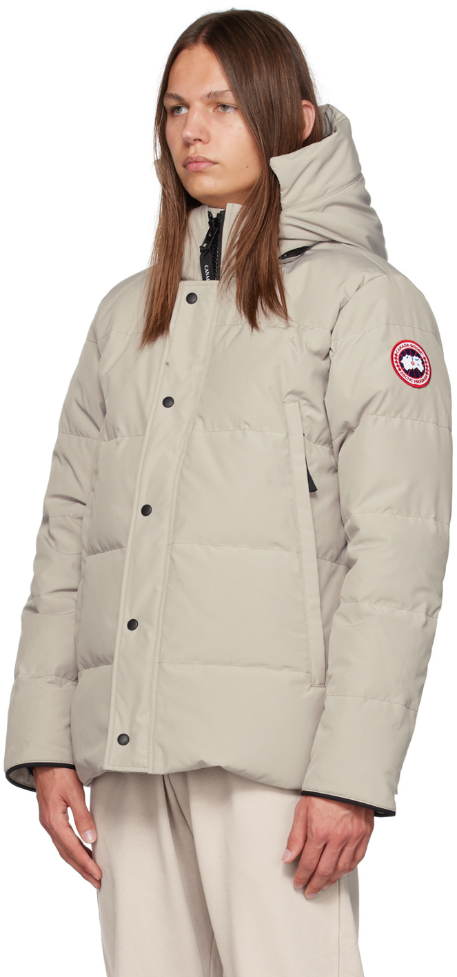 Canada Goose - 베이지 윈덤 다운 재킷