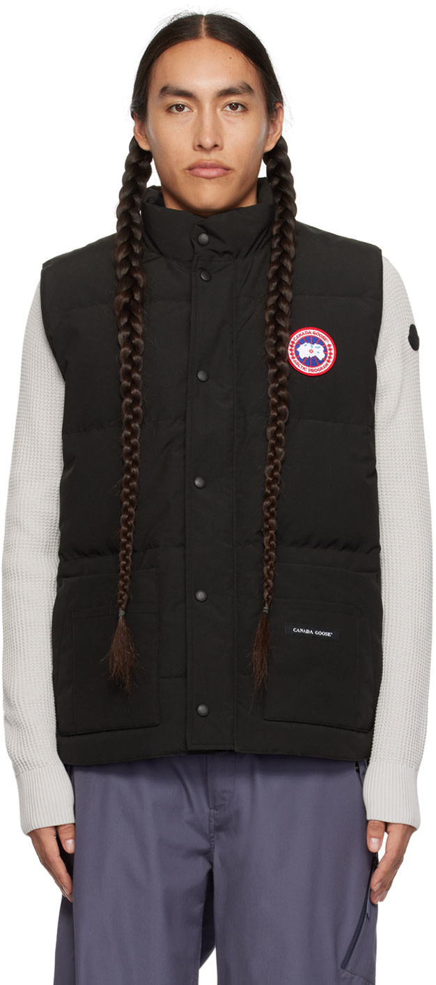 Canada Goose - 블랙 프리스타일 다운 베스트