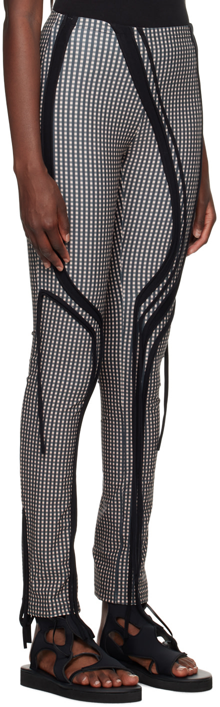Ottolinger - Legging vert et rose à garniture prolongée