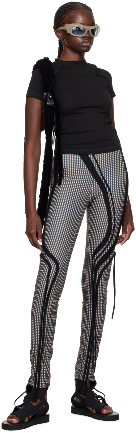 Ottolinger - Legging vert et rose à garniture prolongée