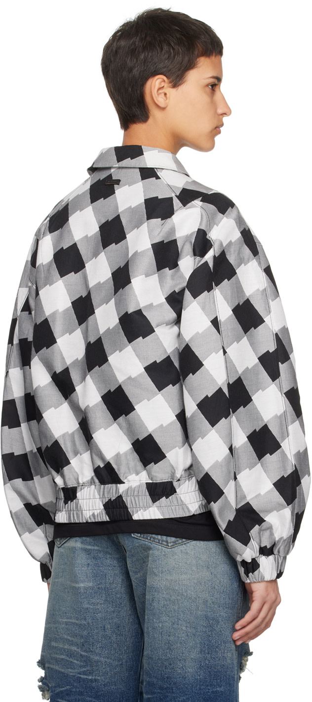 ADER error - Blouson blanc à carreaux