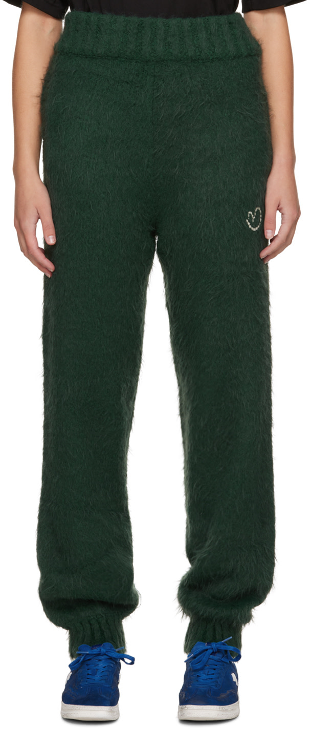ADER error - Pantalon de survêtement vert à image à logo brodée