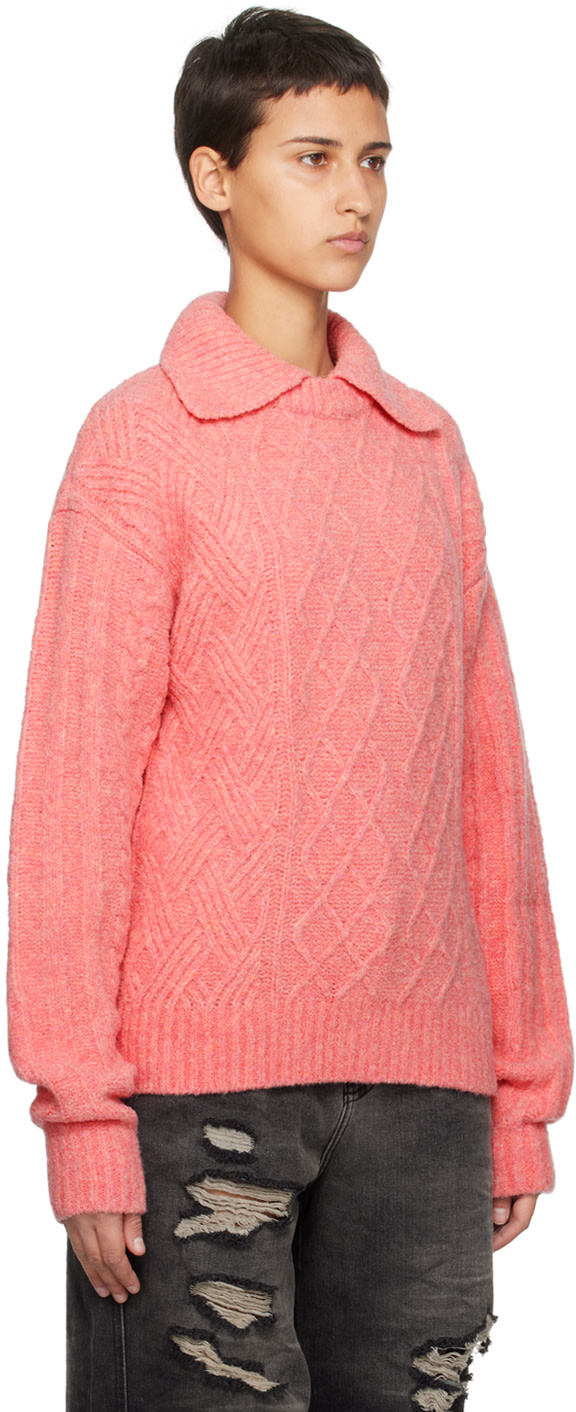 ADER error - Polo à manches longues Erete rose