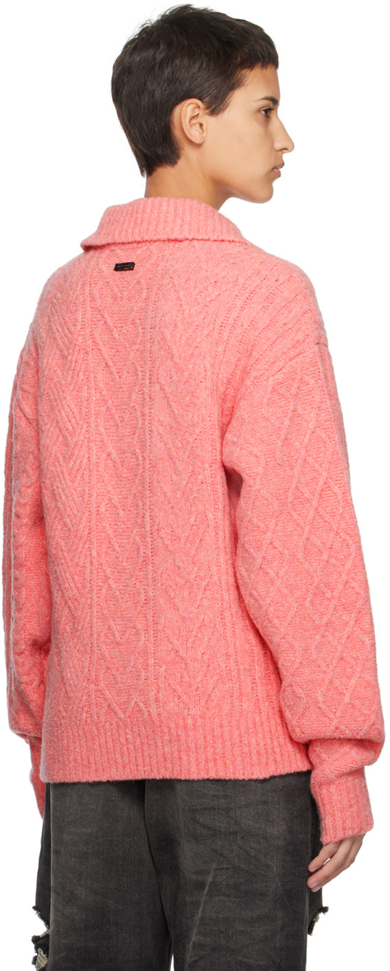 ADER error - Polo à manches longues Erete rose