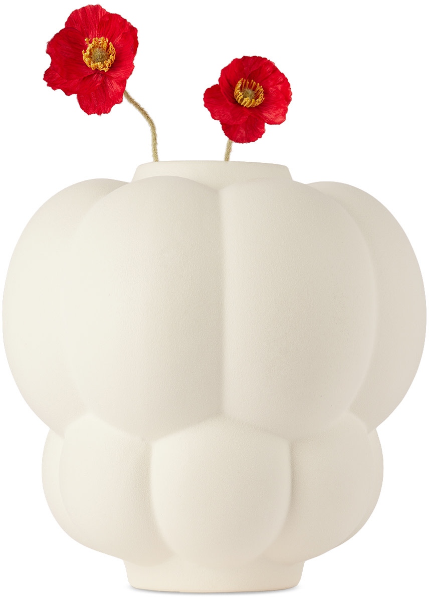 AYTM - Vase Uva blanc cassé