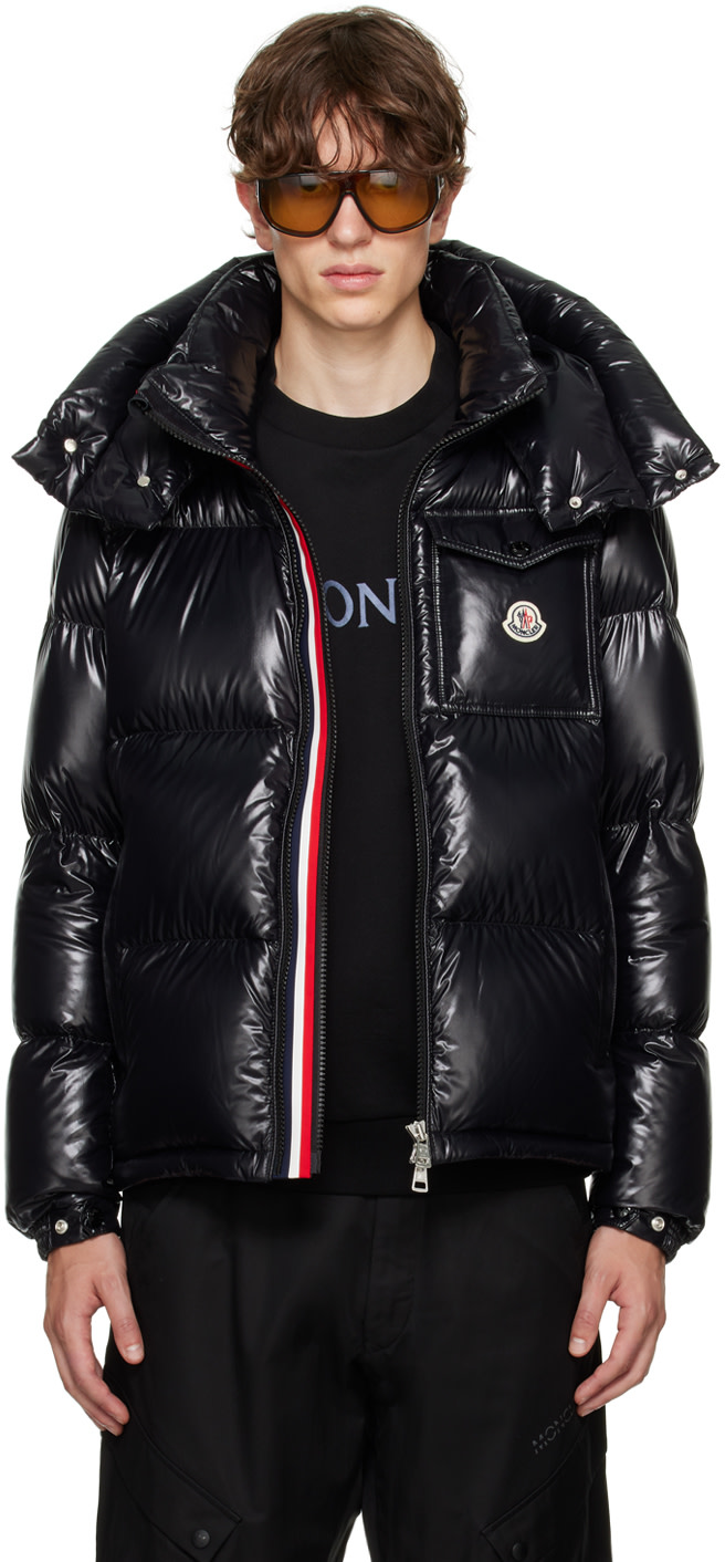 MONCLER ブラック ダウンジャケット Moncler: ブラック Montbeliard ダウンジャケット | SSENSE 日本