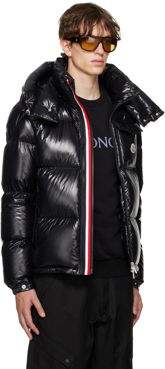 Moncler: ブラック Montbeliard ダウンジャケット | SSENSE 日本