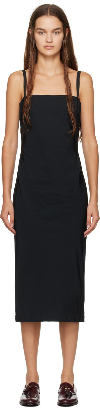 Max Mara - Robe midi Douglas noire