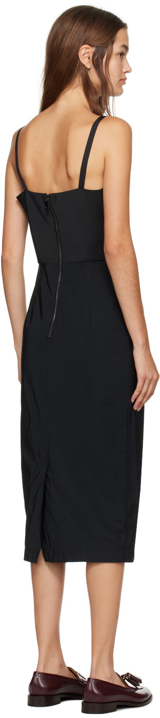 Max Mara - Robe midi Douglas noire