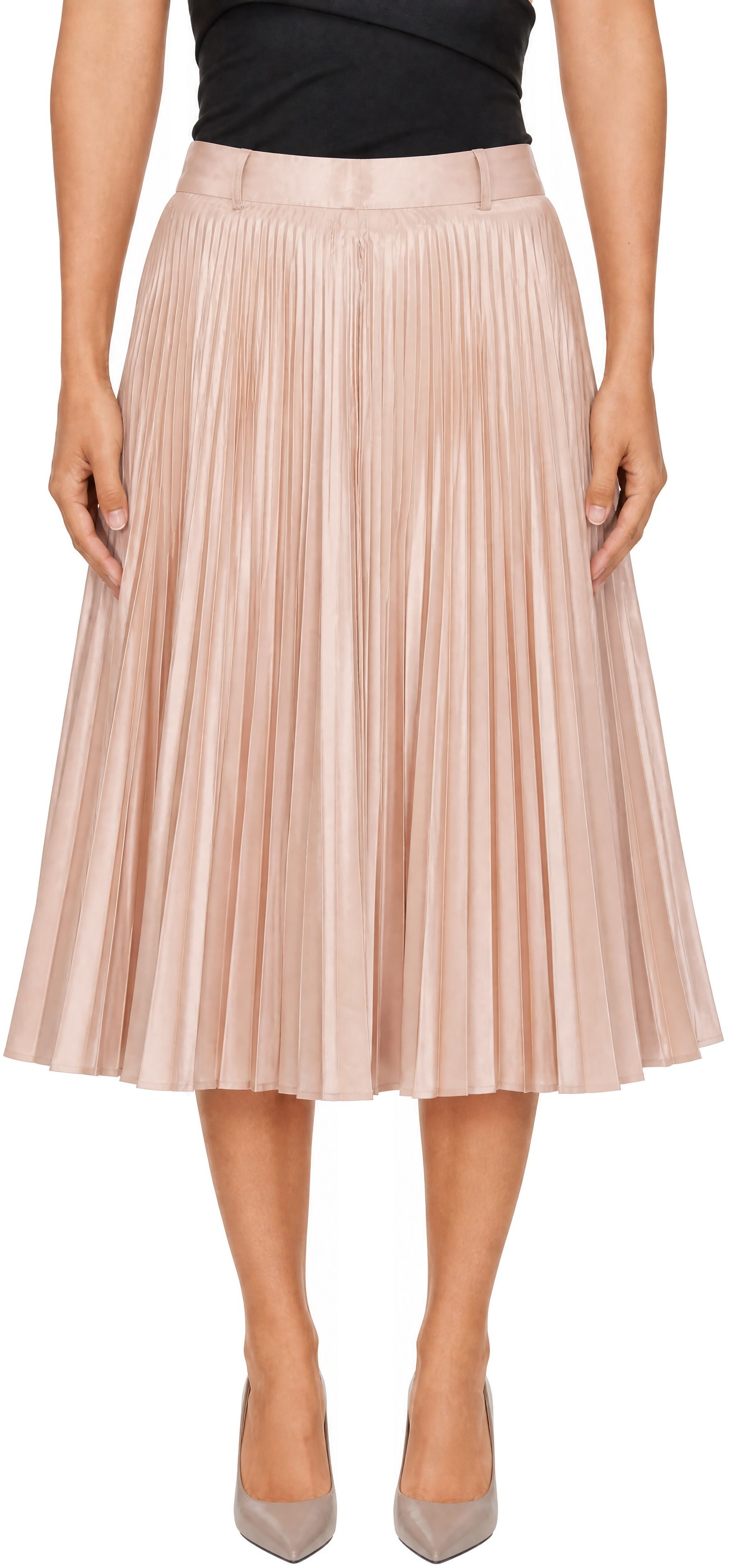 Max Mara - Jupe midi Tambuto rose