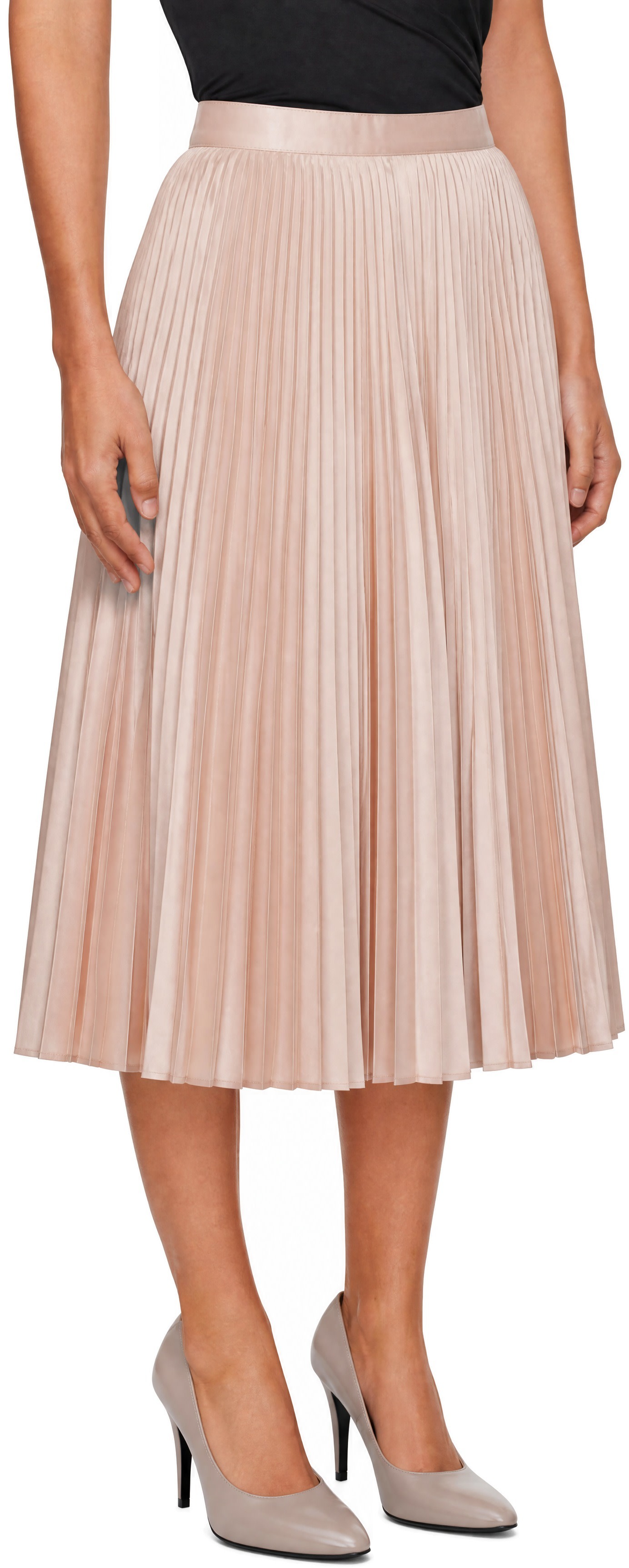 Max Mara - Jupe midi Tambuto rose