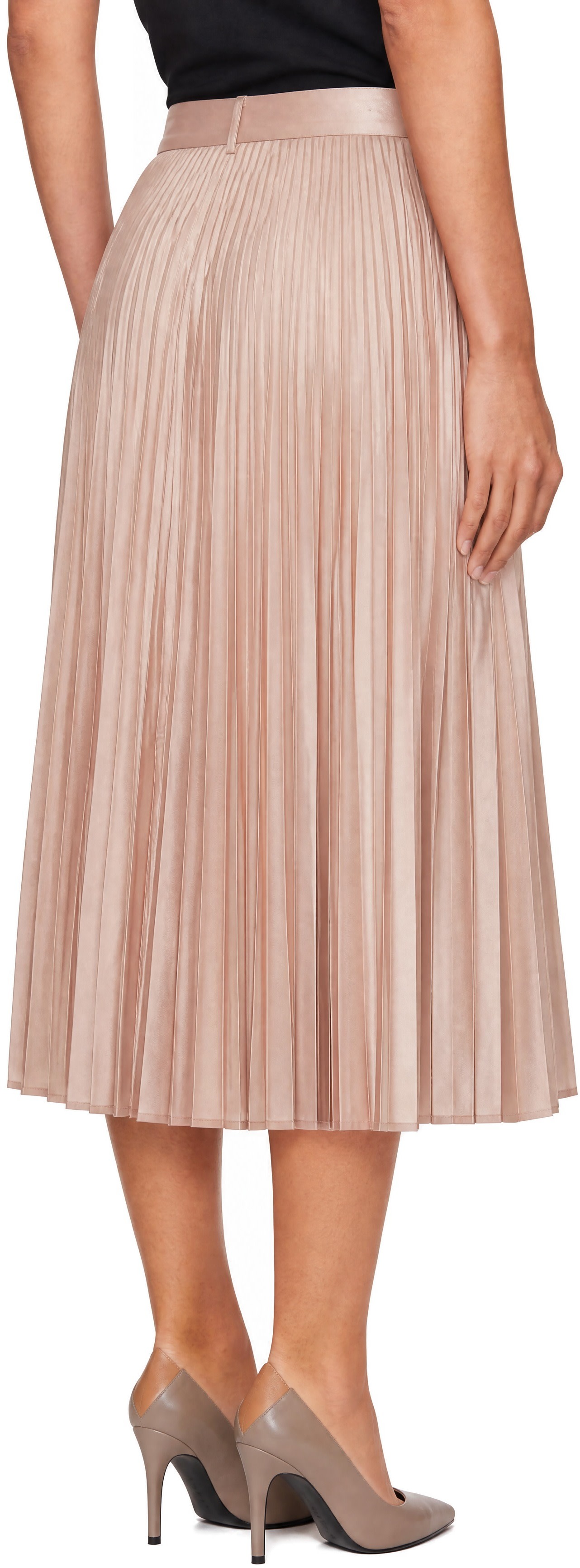 Max Mara - Jupe midi Tambuto rose