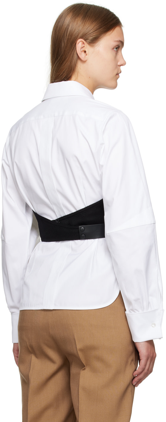 Max Mara - Bustier noir à ceinture