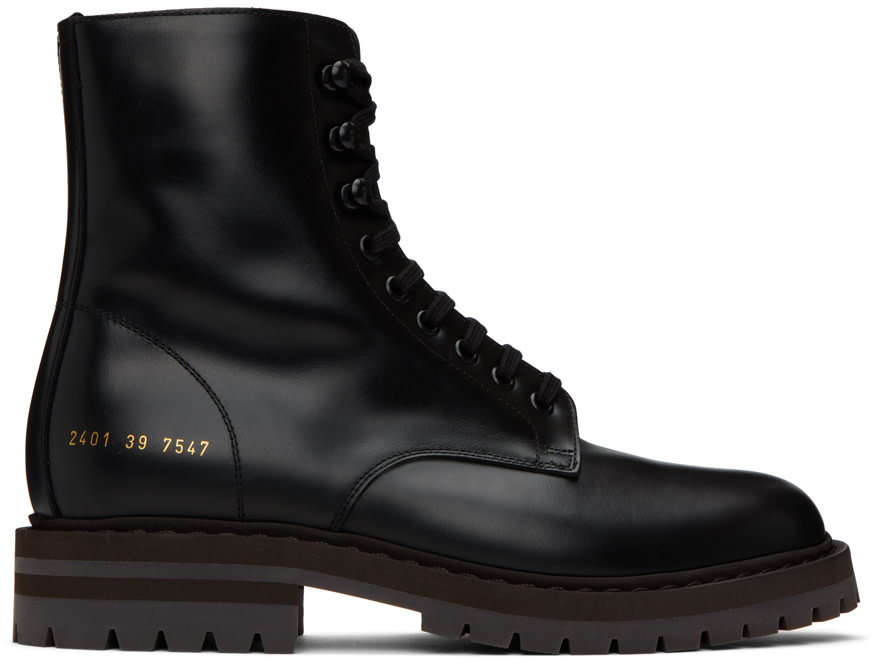 Common Projects - Black Combat Boots