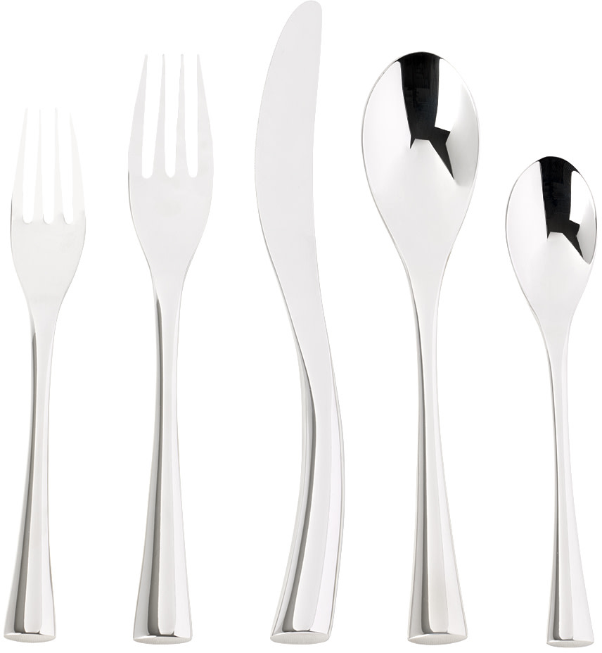 Georg Jensen - Couvert argenté, 5 pièces - Cobra